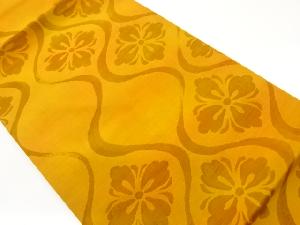 立涌・花菱模様織出し名古屋帯